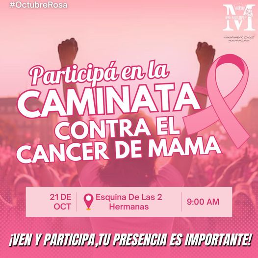 Caminata contra el cancer de mama